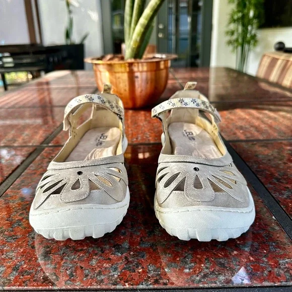 JBU by Jambu Hibiscus Casual Mary Jane Floral orthopedic comfort - Picture 3 of 12